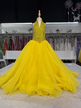 Sherri Hill K67238 #1 Yellow/Yellow thumbnail