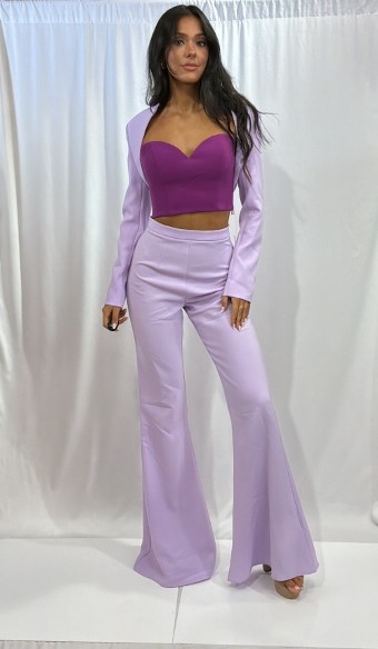 Jovani 53609 #0 default Royal Lilac Black/White Peacock Red/Red thumbnail