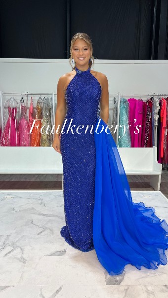 Sherri Hill 67093 #0 default royal/royal/nude thumbnail