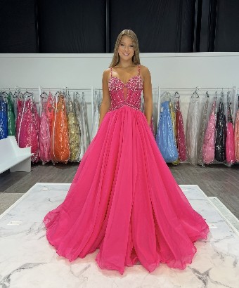 Sherri Hill 67001 #2 Bright Pink/Ab thumbnail