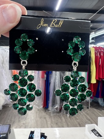 Jim Ball Designs BRIANNA #8 Emerald/Silver thumbnail