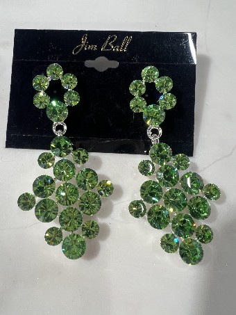 Jim Ball Designs BRIANNA #11 PERIDOT/SILVER thumbnail