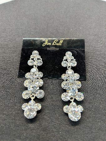 Jim Ball Designs GRACIE #1 default Light Rose Light Sapphire Blue Zircon Clear Silver Sapphire/Silver Rose/Silver thumbnail