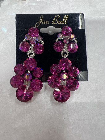 Jim Ball Designs GRACE #6 Fuchsia/Silver thumbnail