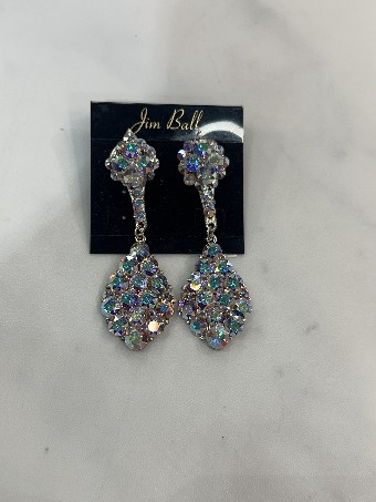 Jim Ball Designs KITTY #3 Silver Rose Ab Silver thumbnail