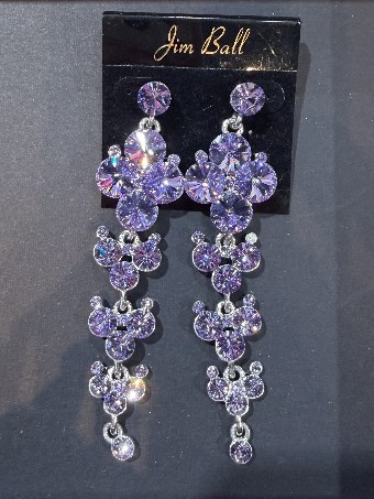 Jim Ball Designs MICKEY #13 Amethyst/Silver thumbnail