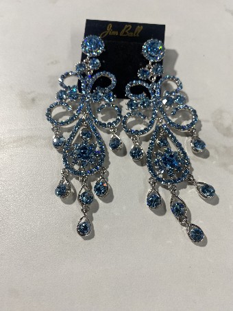 Jim Ball Designs charlotte #5 Silver/Aqua thumbnail