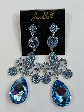 Jim Ball Designs AVERY #4 Silver/Aqua thumbnail