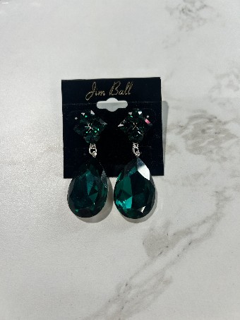 Jim Ball Designs MALLORY #3 Emerald/Silver thumbnail