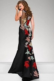 Jovani 46901 #2 default Black Red Periwinkle Ivory Blush Seafoam thumbnail