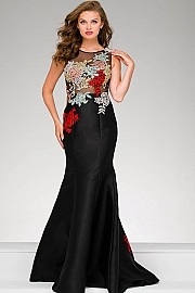 Jovani 46901 #1 Black Red Periwinkle Ivory Blush Seafoam thumbnail